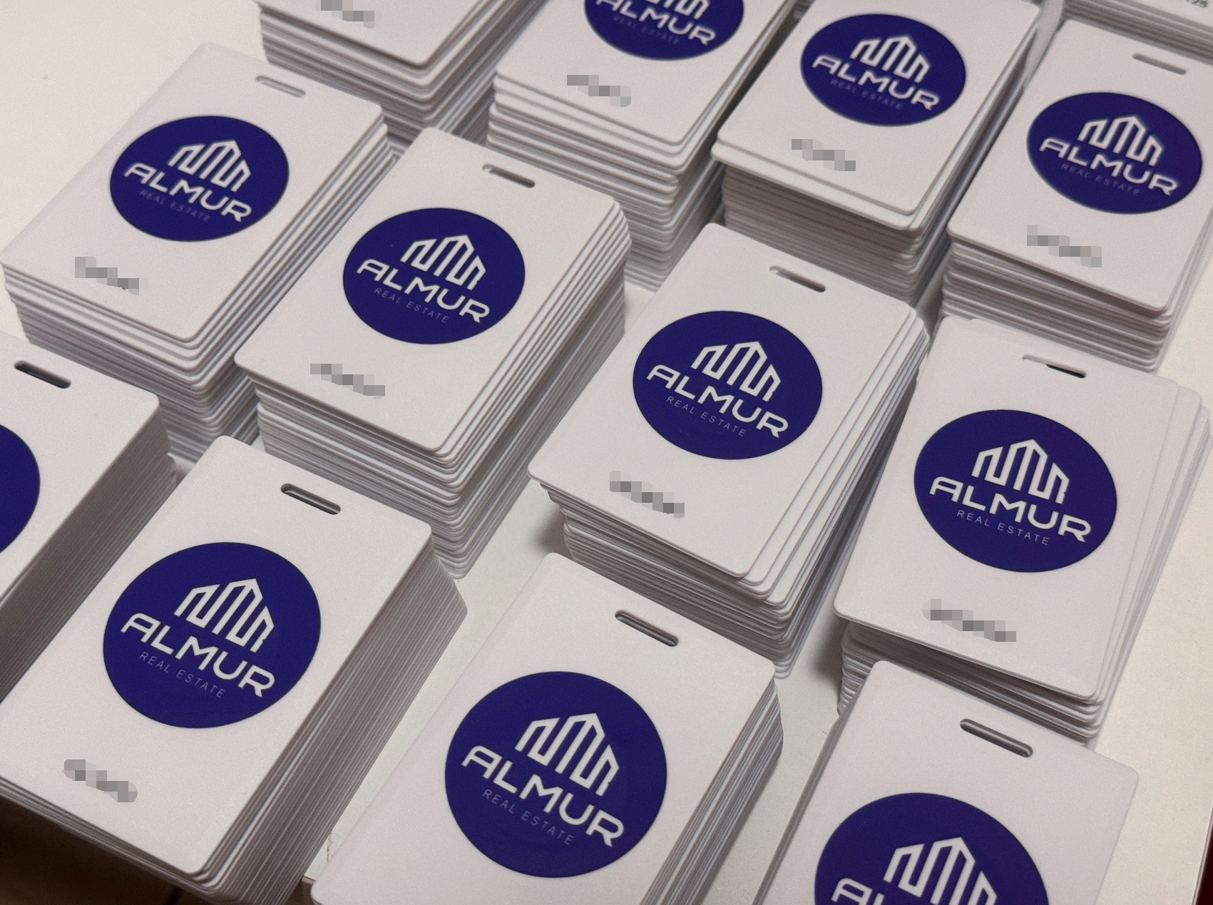 customized printed NexKey cards